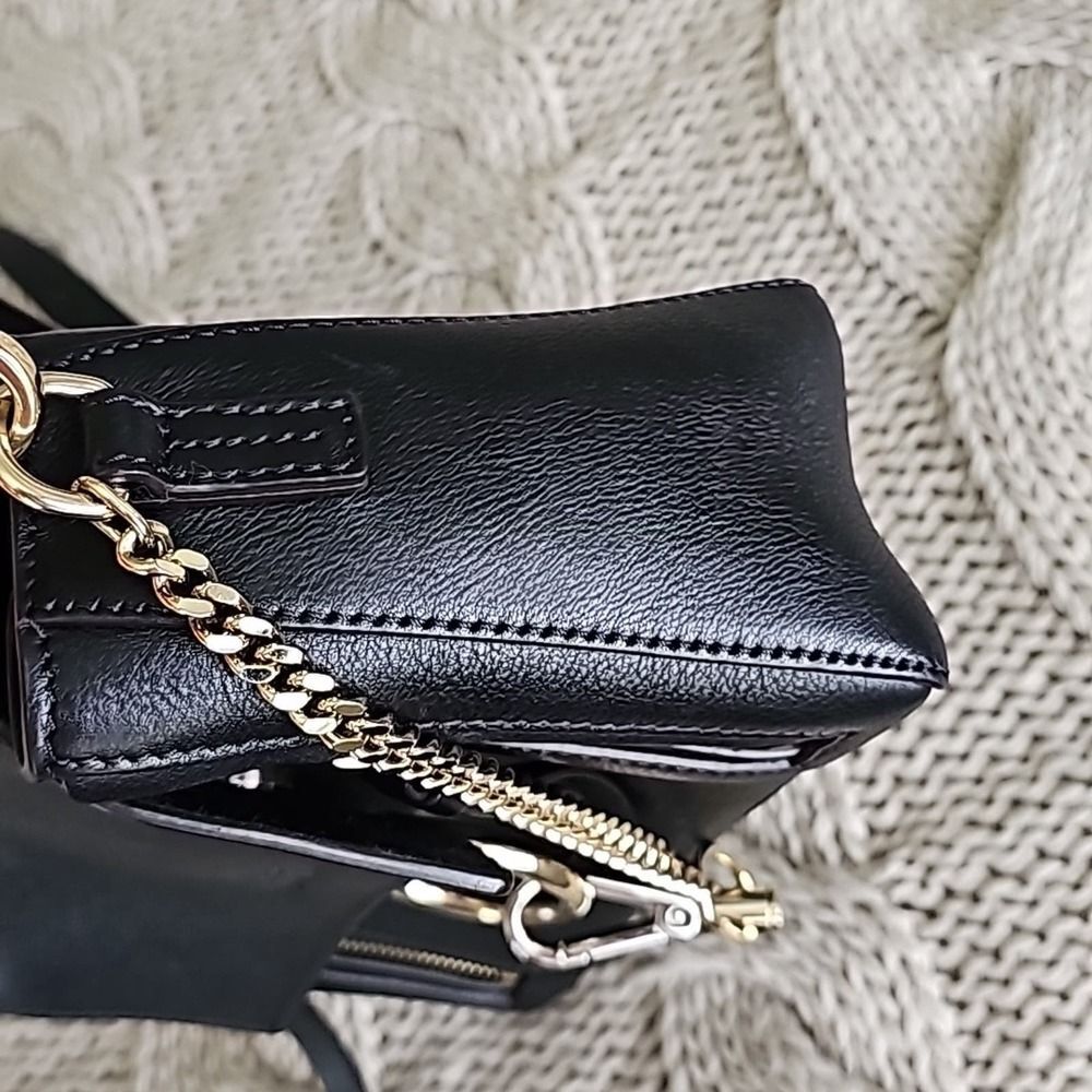 Chloe Faye Day Mini Black Leather Crossbody Bag - Picture 6 of 15